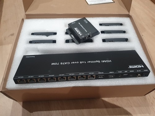 Sdoppiatore hdmi fourkay 1x8 - hdmi,
